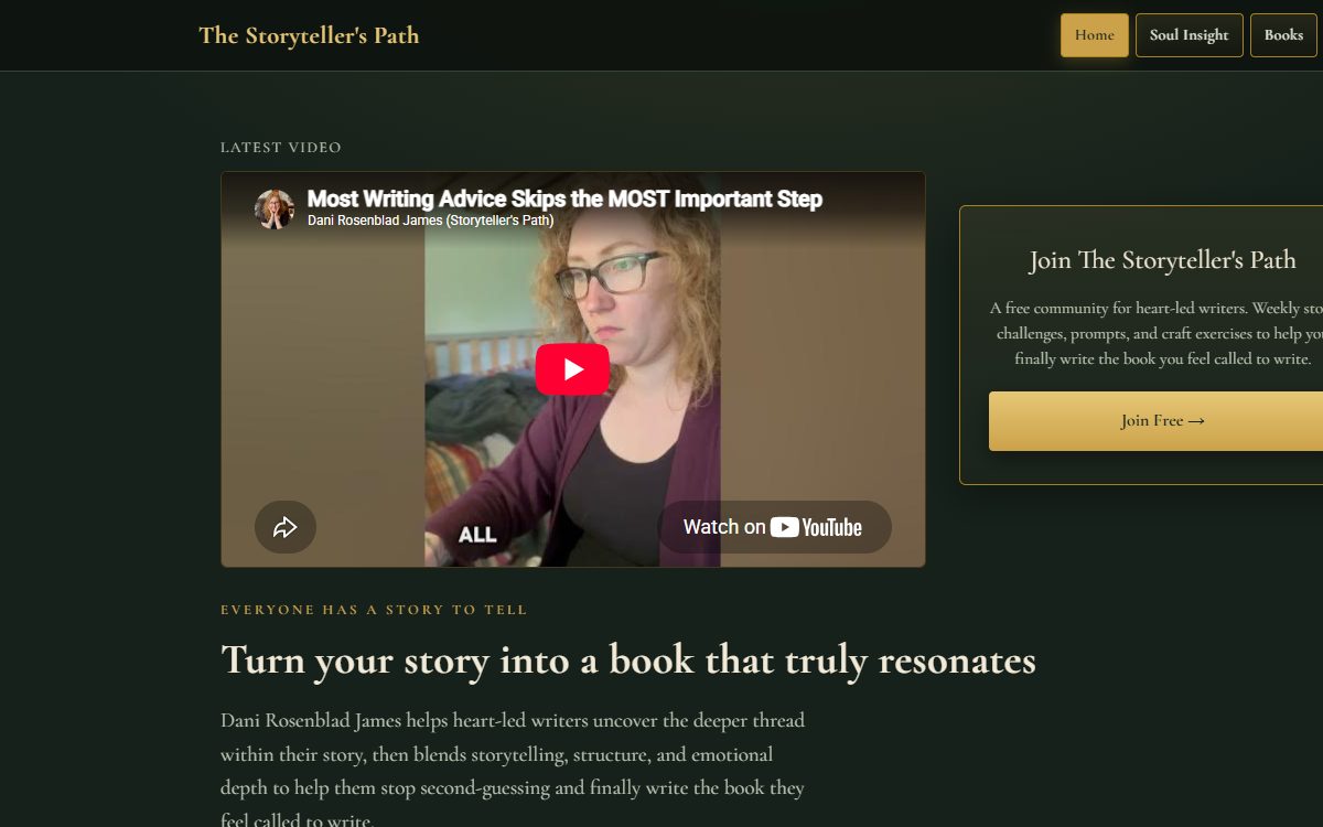 Storyteller's Path · Speaker / author